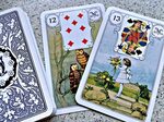 Five cards layout with Lenormand card