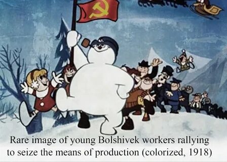 Rare image of young Bolshevik workers rallying to seize the 