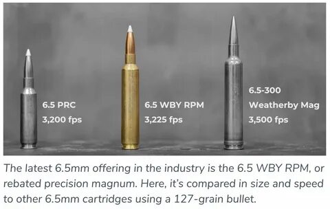 6.5 WBY RPM - Weatherby, Inc. 300 weatherby, Nosler, Ammunit