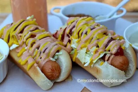 Perros Calientes Colombianos Recetas colombianas, Perros cal