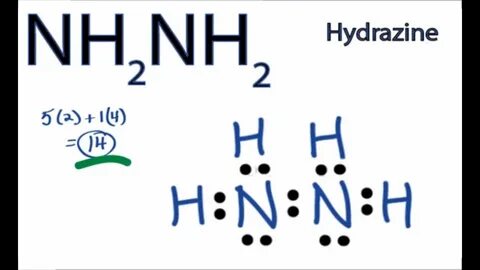 Lewis Structure N2h4 - Drawing Easy