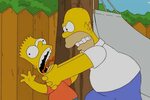Homer strangles Bart in The Simpsons - ABC News (Australian 