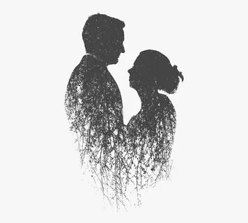 Multiple Exposure Couple Silhouette - Wedding Couple Silhoue