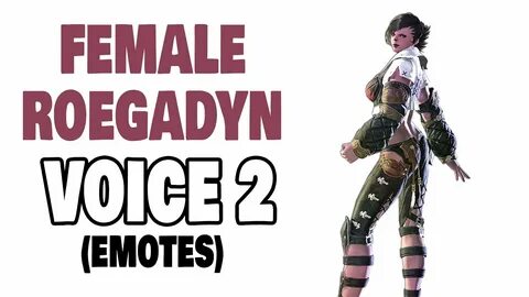 FFXIV Female Roegadyn Voice 2 (Emotes) - YouTube