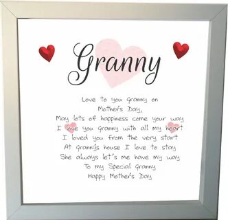 Grandmother Happy Mothers Day Grandma - Design Corral