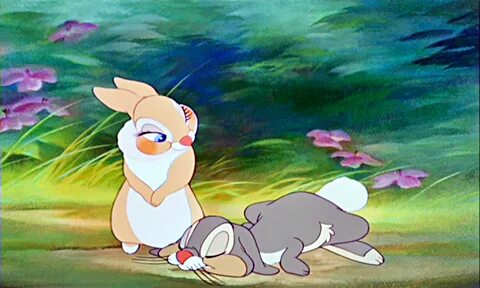 Thumper and Miss Bunny Miss bunny, Walt disney characters, B