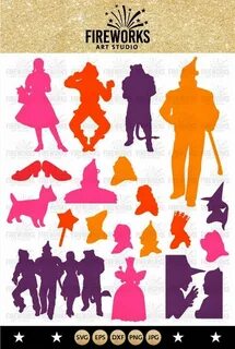 Wizard of Oz svg - Wizard of oz Silhouette - Inspired - Wiza
