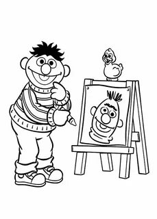 Bert and Ernie Coloring Pages - Best Coloring Pages For Kids