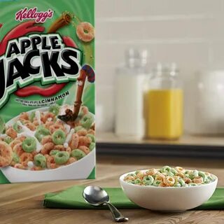 Παιδικά Δημητριακά Kelloggs Apple Jacks Apple Cinnamon 286g 