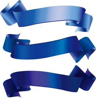 Blue Ribbon Clip Art - Ribbon Banner Vector Png - (2362x2362