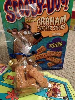 Scooby snacks for party favors Party snacks, Graham crackers, Scooby snacks