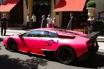auto designs and concept: Matte Pink Lamborghini