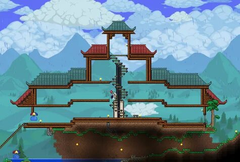 Dynasty Mansion Terraria Build Items Used List By Daedalus -