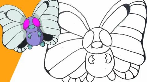 Aprende a dibujar Butterfree (Pokémon) paso a paso How to dr