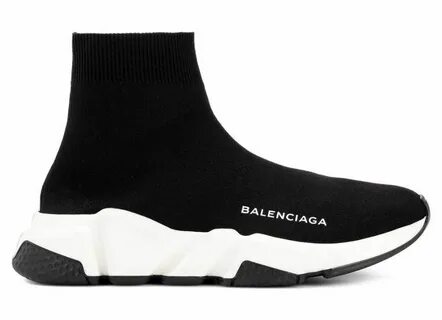 Кроссовки Balenciaga Speed Trainer (Black/White) в интернете