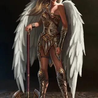 Teresa by Aaron Florento on ArtStation. Angel warrior, Angel