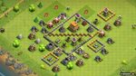 Town Hall 6 TH6 Trophy Hybrid Base v3 With Link 10-2019 - Tr