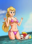 peach on bikini Super Mario Know Your Meme