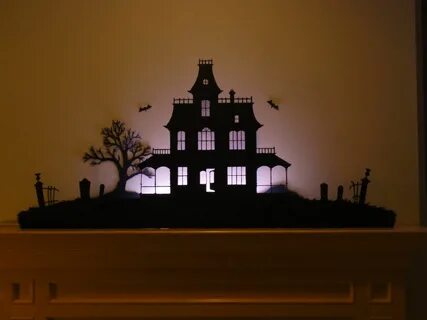 haunted house silhouette - Google Search House silhouette, H