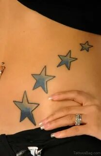 50 Wonderful Star Tattoos On Rib - Tattoo Designs - TattoosB