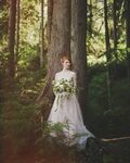 Enchanted Woodland Bridal Style Inspiration Shoot Junebug We