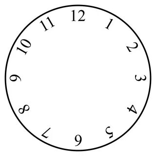 Free and Printable Clock Faces Templates Activity Shelter