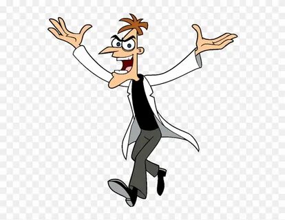 January Clipart Jumping - Doofenshmirtz Phineas Y Ferb - Png