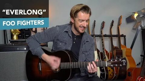 Everlong - Acoustic Guitar Lesson Tutorial - Foo Fighters Da