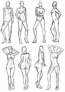 Female Pose study 2 by SajoPhoe on DeviantArt