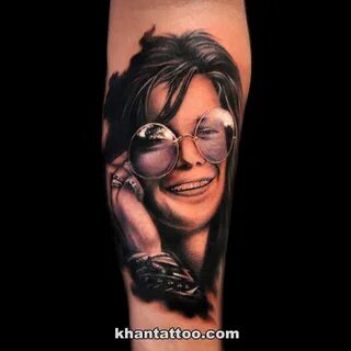 Janis Joplin, beautifully done! Portrait tattoo, Tattoos, Po