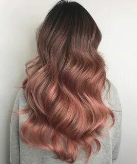 20 Gorgeous Examples of Rose Gold Balayage Brown ombre hair,