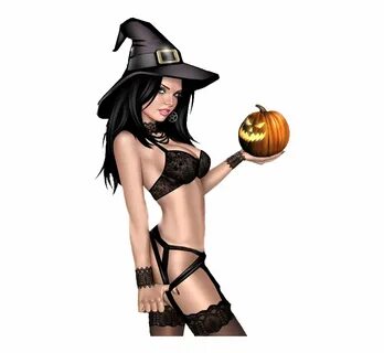 Witch092 Halloween Pin Up, Halloween Artwork, Halloween - Ke