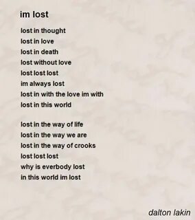 Love lost Poems