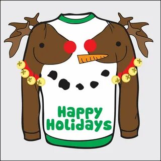 Ugly Sweater Clipart Christmas Clipart Holiday Clipart SVG F