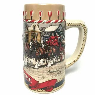 Vintage Budweiser Horse Beer Stein B Series Limited Edition 