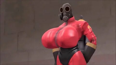 Inflation breasts femme pyro SFM - YouTube