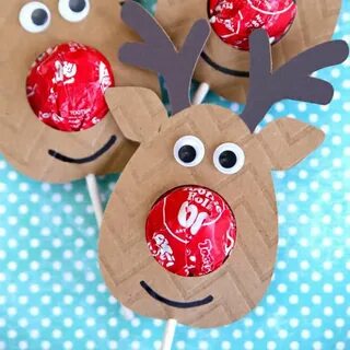 Reindeer Lollipop Holders Joulu