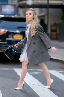 Sabrina Carpenter Cute Style - Midtown New York 03/03/2020 *