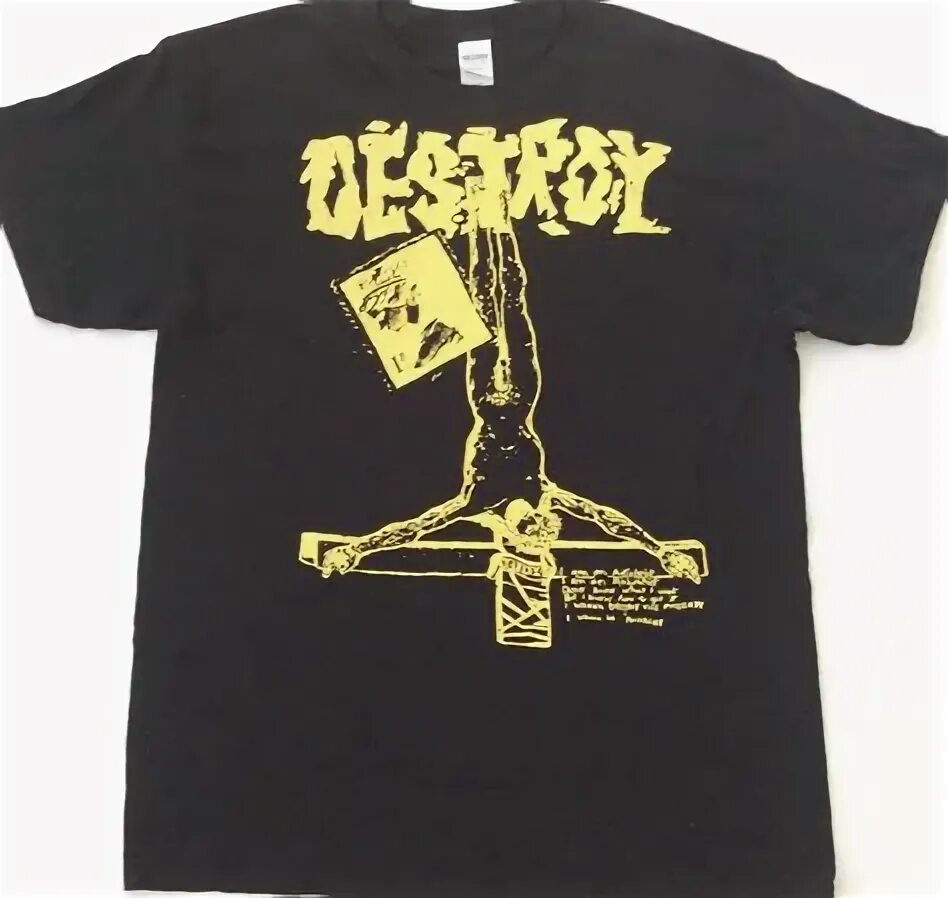 Seditionaries Destroy T Shirt Sex Pistols Anarchy Punk Tee F
