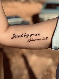 saved by grace tattoo Grace tattoos, Faith tattoo designs, S