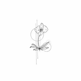 Orchid Orchid tattoo, Orchid drawing, Flower tattoos