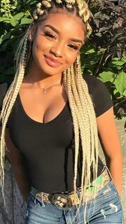 PINTEREST : @yagurlfaith Hair styles, Blonde box braids, Lem