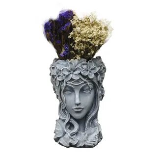 Купить Цветочный горшок Богиня голове кашпо греческий Короле
