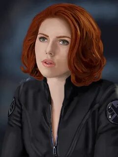 Natasha Romanoff/Black Widow, Scarlett Johansson on Behance