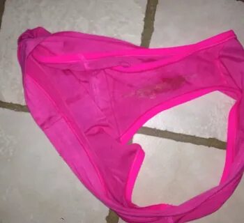 Hot pink panties dripping wet Myusedpantystore.com