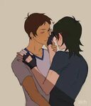 Fan art of two of the main characters, Lance and Keith, from