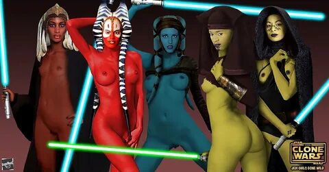 Erotic STARWARS - Mirialan - Barriss Offee Luminara Unduli -