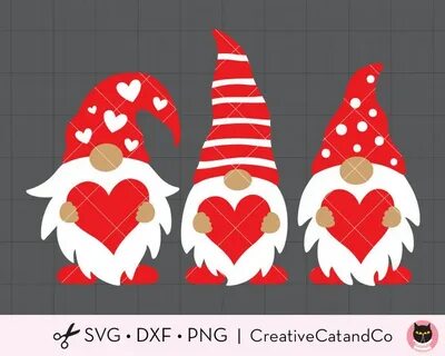 Valentine Gnomes Svg Heart Svg SVG File