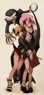 Safebooru - blonde hair book green eyes maka albarn makenshi