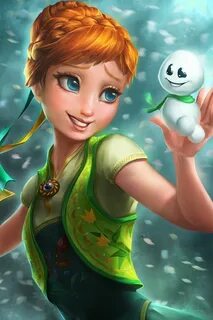 Frozen Fever - Anna Disney fan art, Anna disney, Disney prin